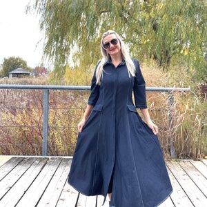 New dark blue dress NWT